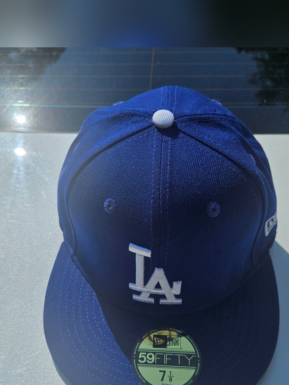 New Era 59Fifty Los Angeles Dodgers Fitted Hat Royal Blue White Cap NWT